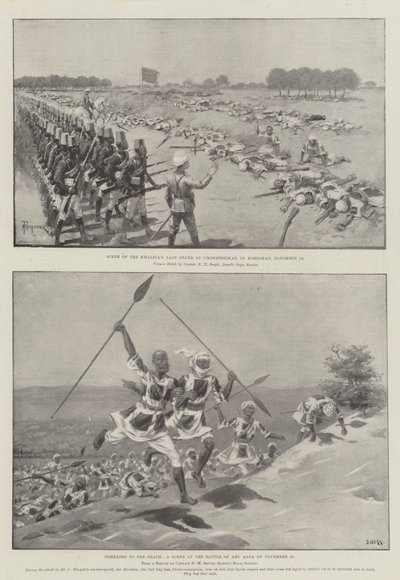 スーダンでの戦争の様子 作： Amedee Forestier